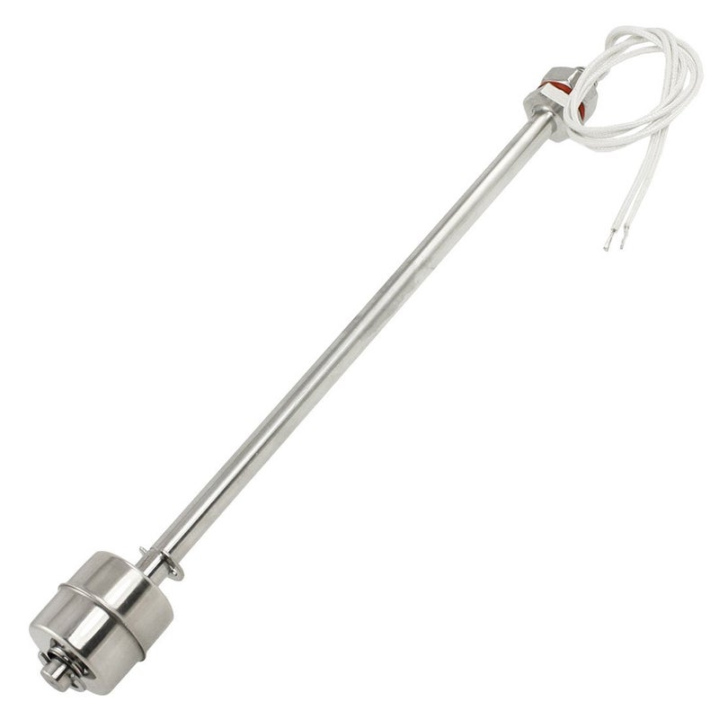 uxcell Stainless Steel Float Switch for Water Pump Tank Swim Pool Garden Pond Liquid Water Level Sensor M11 240mm Length